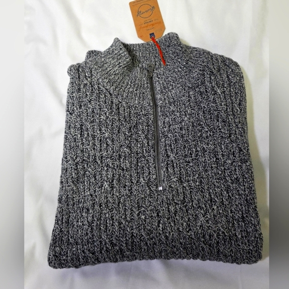Knit Pullover Sweater by Original Weatherproof Vintage 1/4 Zip- Sz XXL $80 NWT - Picture 2 of 5